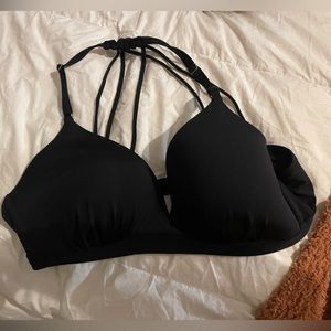 Athleta black Bikini top